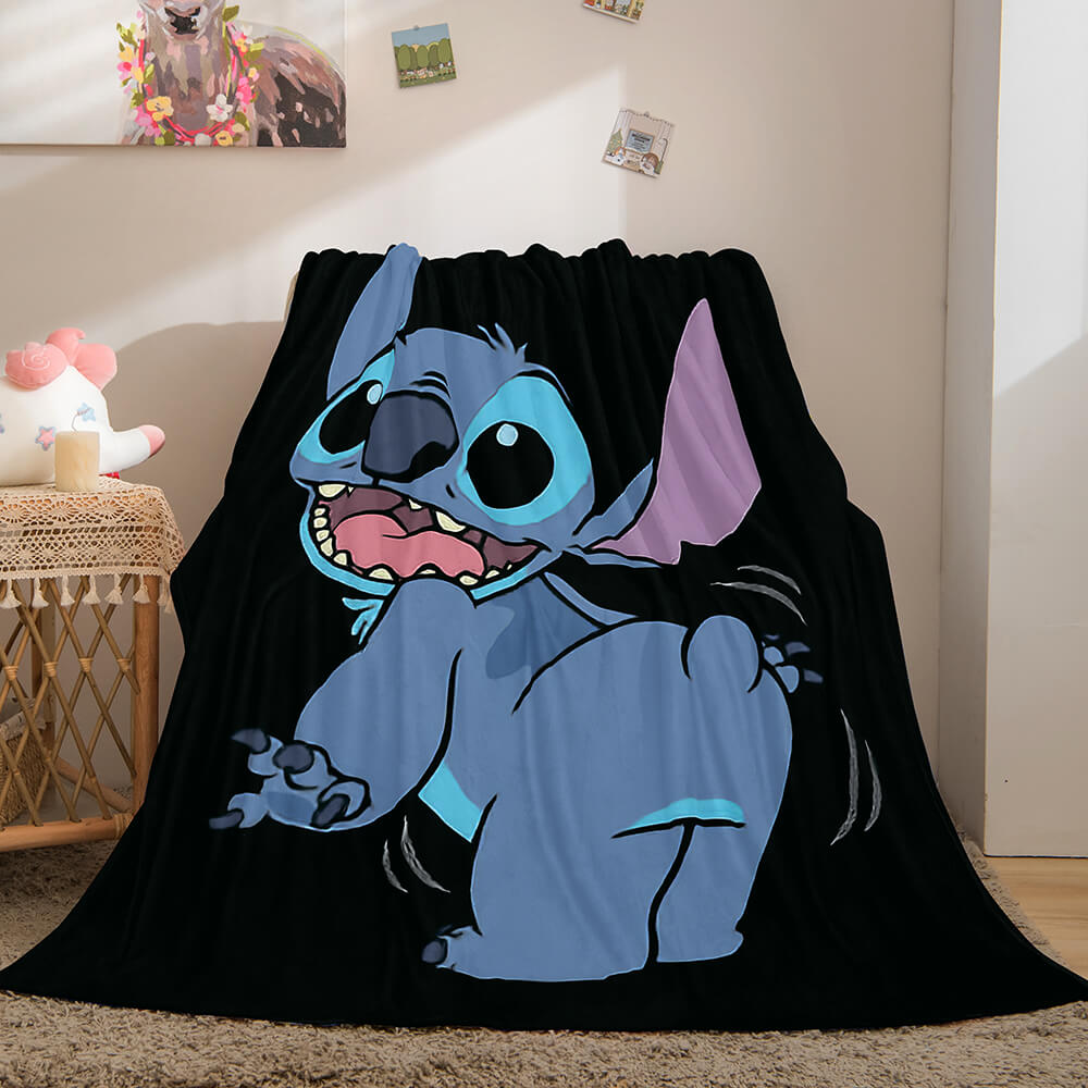 Lilo Stitch 2 Has A Glitch Blanket Flannel Fleece Throw Cosplay Blanket