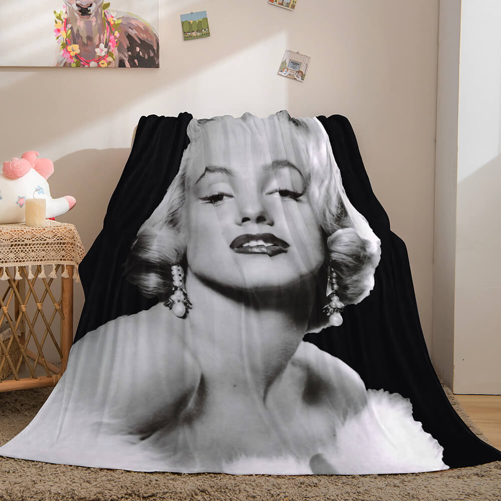 Marilyn Monroe Flanelle Polaire Couvre-lit Quilt Wrap Sieste Couverture