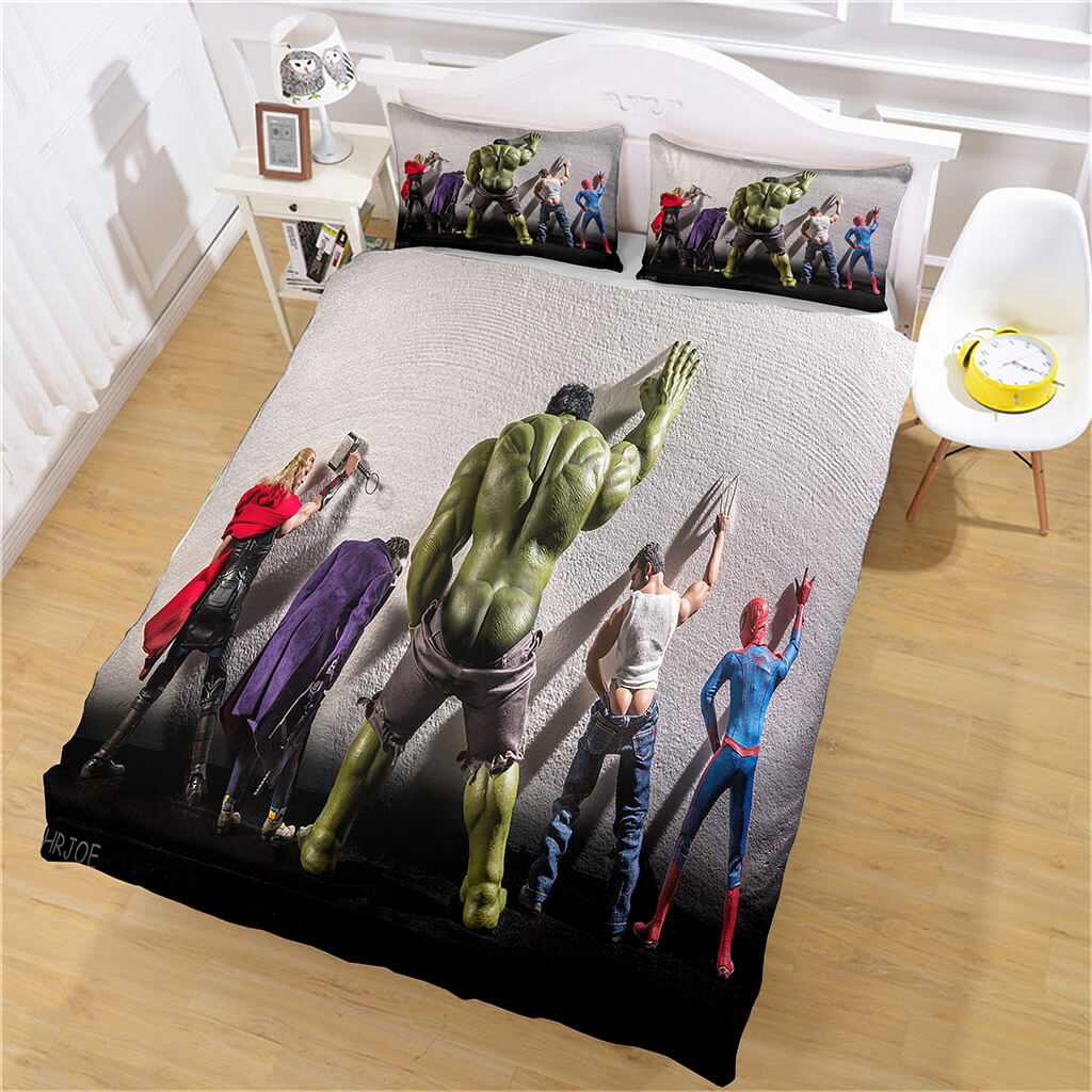 Marvel Avengers ensemble de literie couette Cosplay housse de couette ensembles de draps