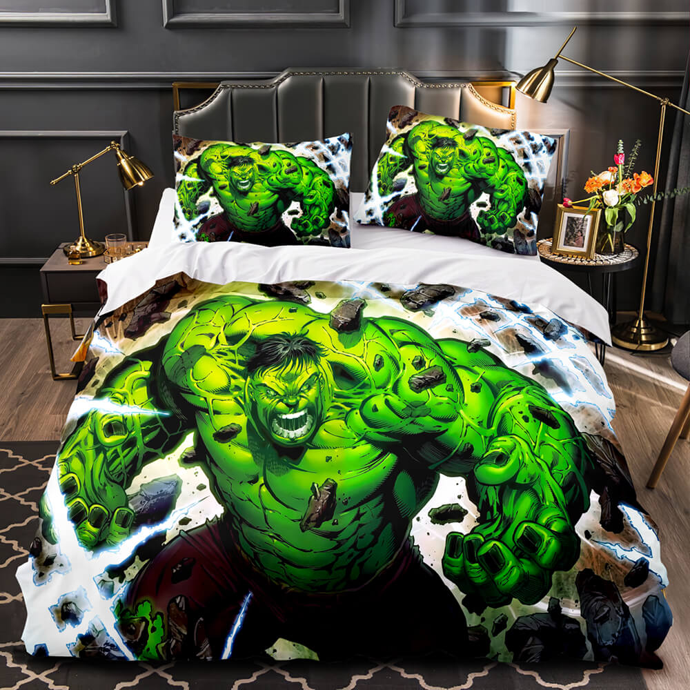 Marvel Avengers Cosplay UK Bedding Set Quilt Duvet Cover Bed Sets