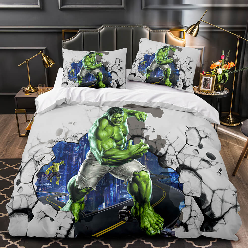 Marvel Avengers Cosplay UK Bedding Set Quilt Duvet Cover Bed Sets