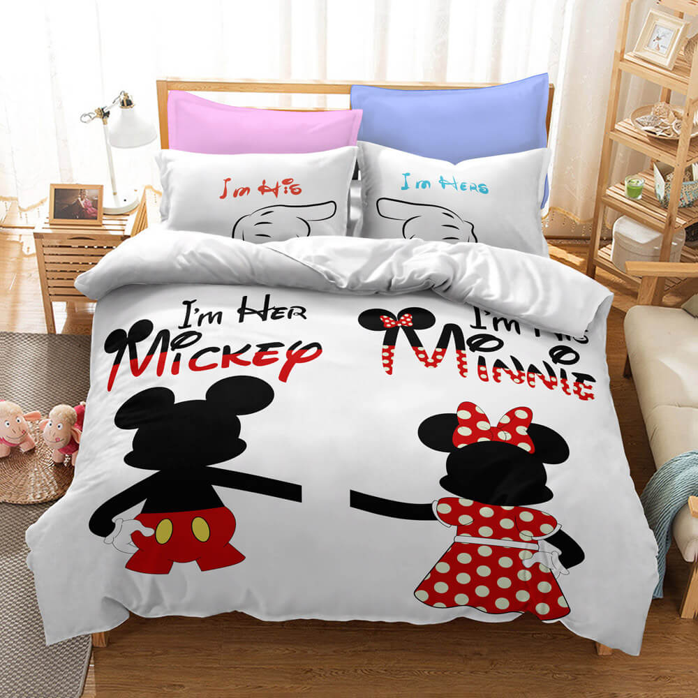 Mickey Mouse Cosplay Kids Bedding Set Quilt Cover