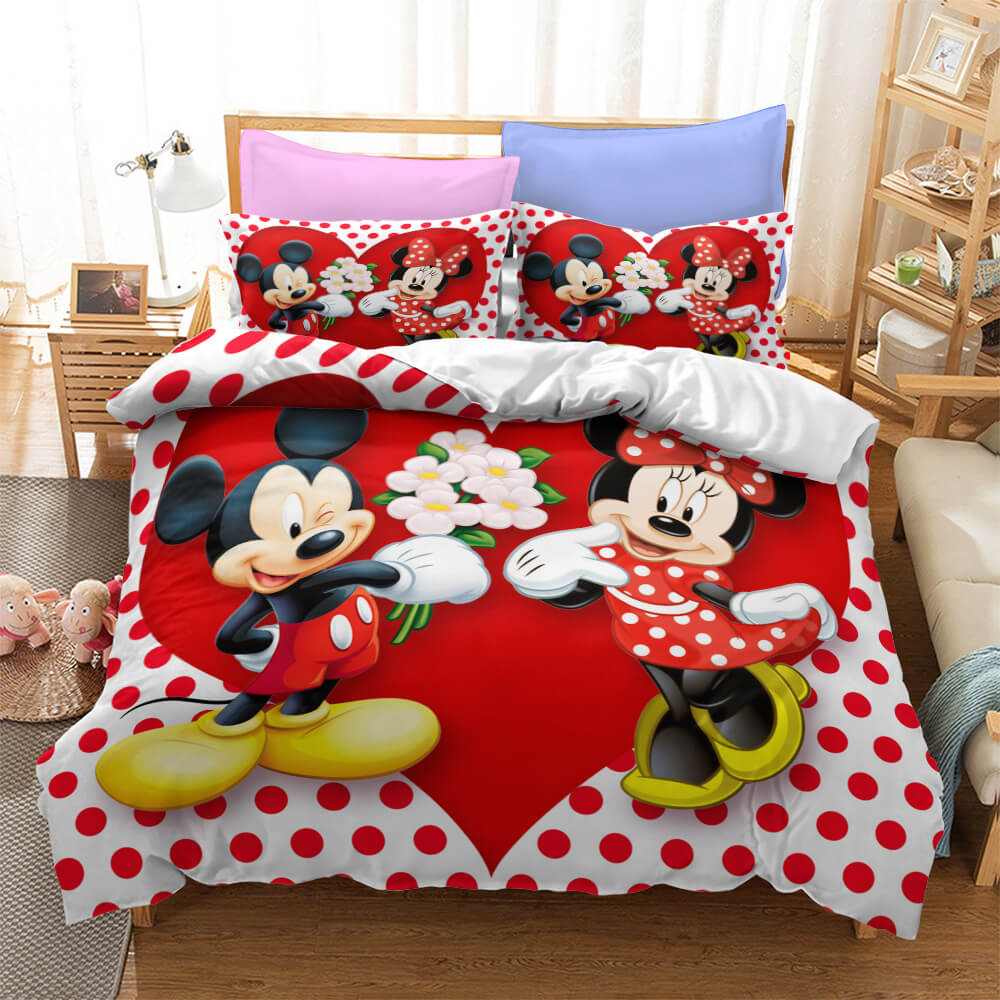 Mickey Mouse Cosplay Kids Bedding Set Quilt Cover