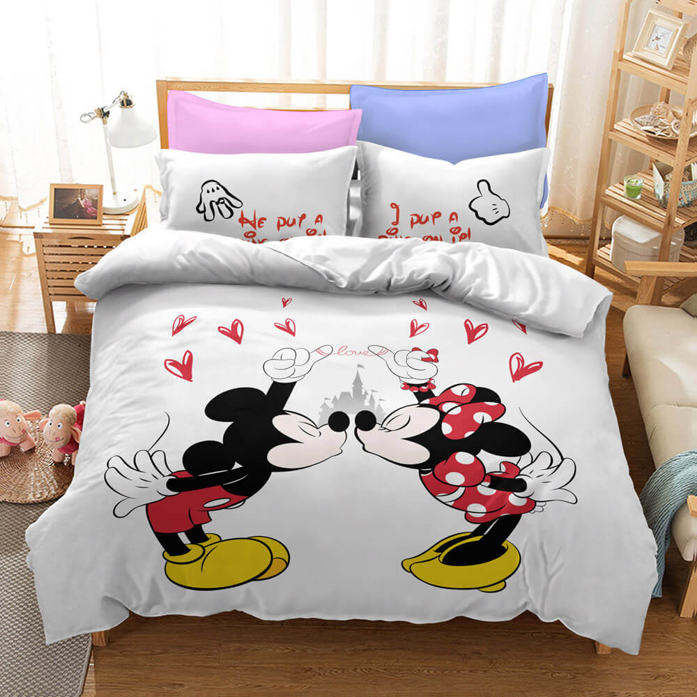 Mickey Mouse Cosplay Kids Bedding Set Quilt Cover