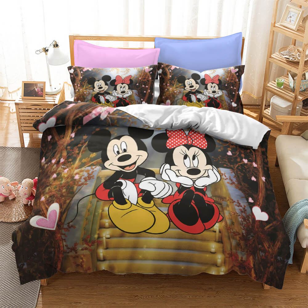 Mickey Mouse Cosplay Kids Bedding Set Quilt Cover