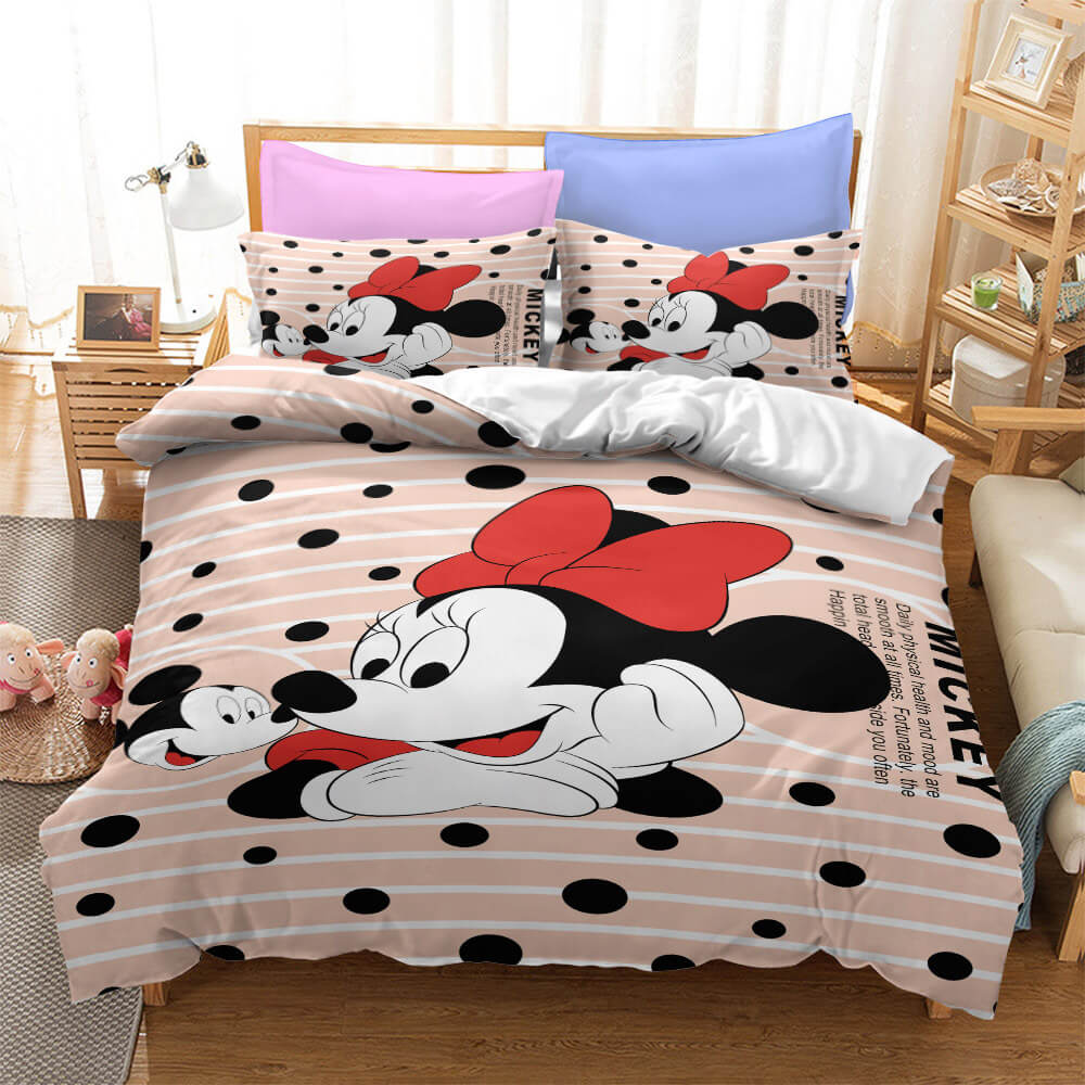 Mickey Mouse Cosplay Kids Bedding Set Quilt Cover