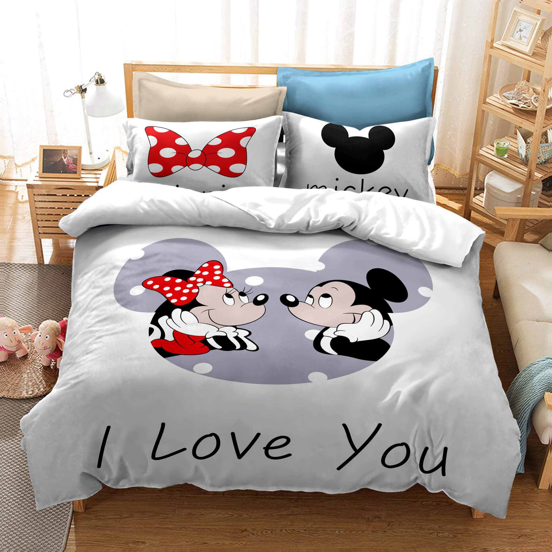 Mickey Mouse Cosplay Kids Bedding Set Quilt Cover