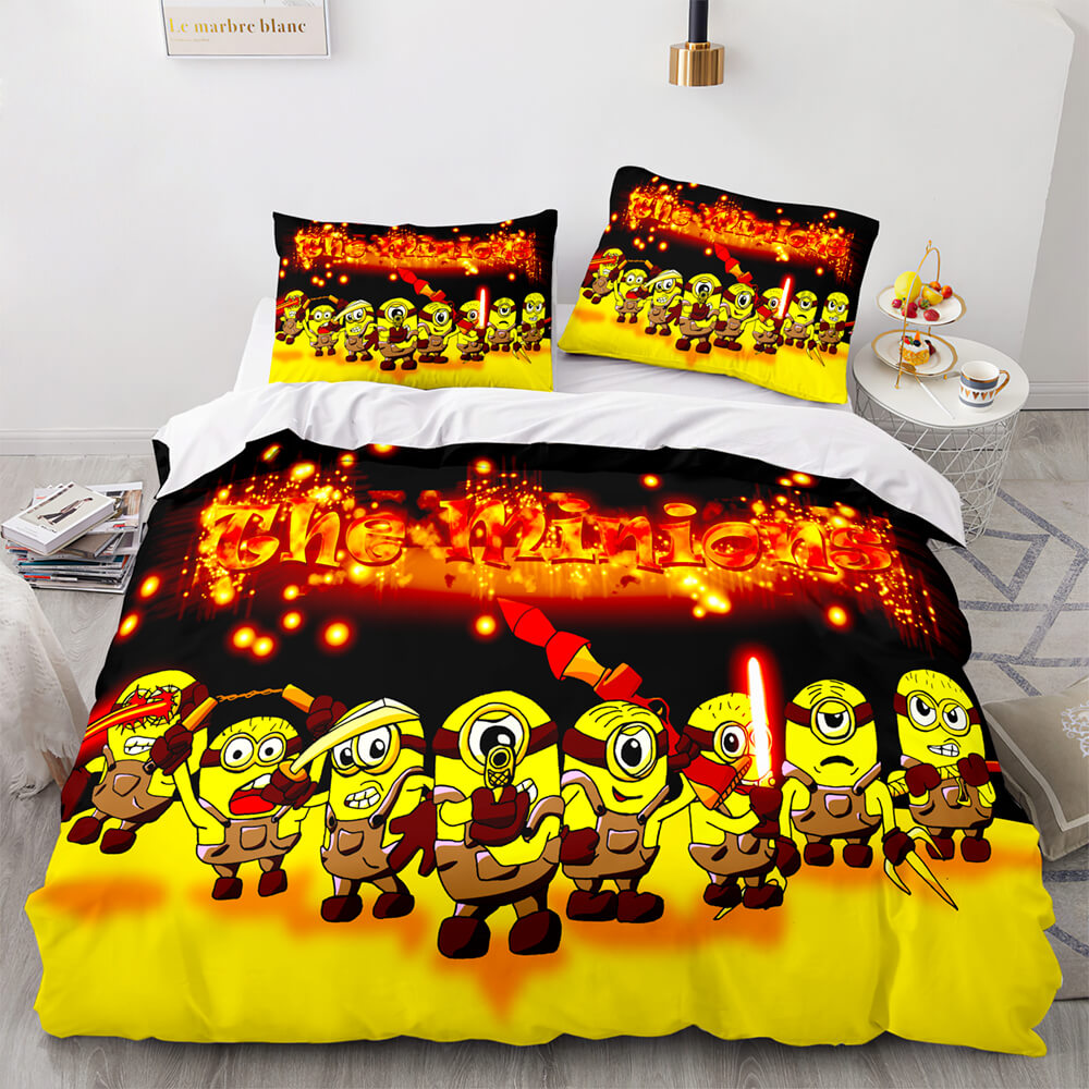 Minions Cosplay Kids Bedding Set Quilt Covers