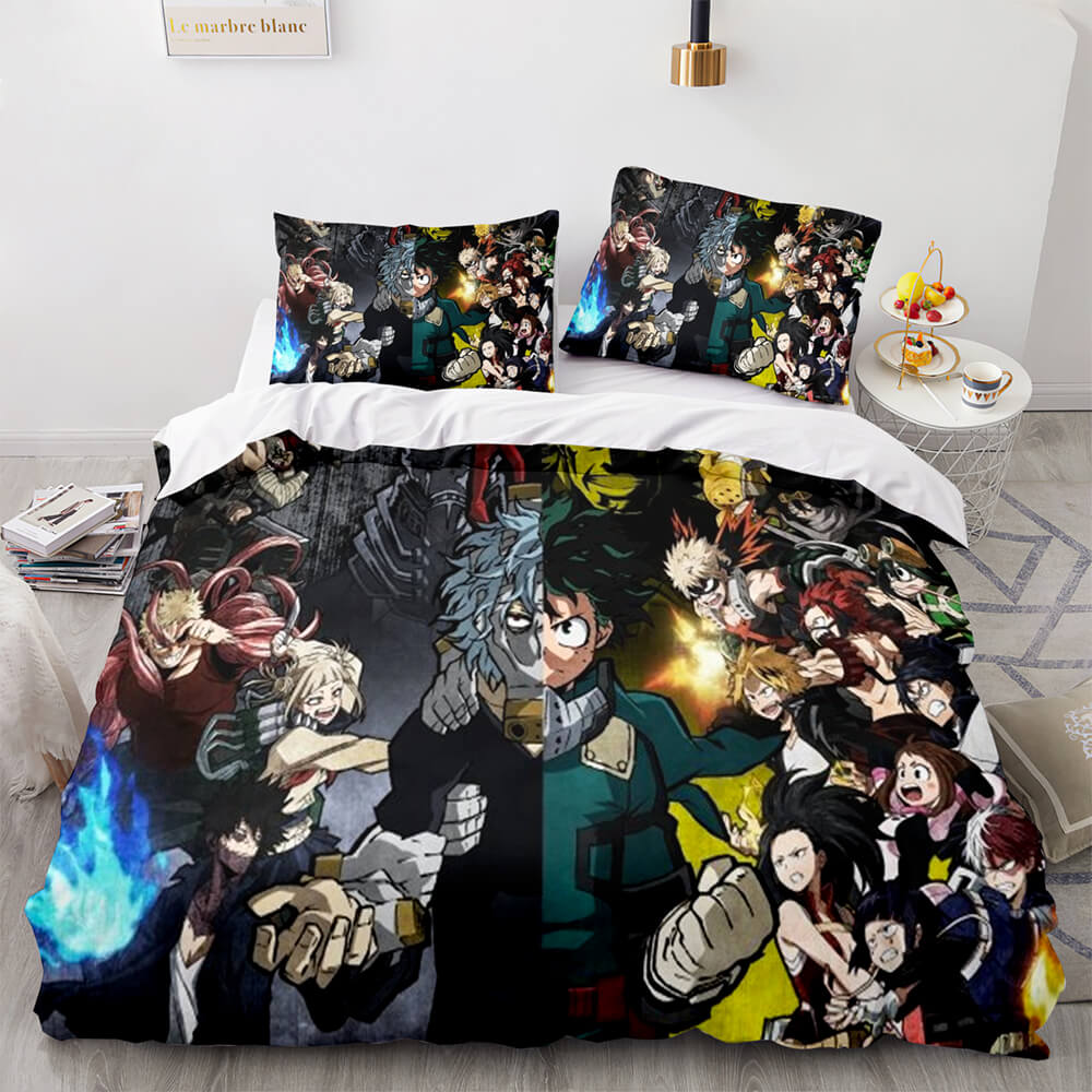 My Hero Academia Bedding Set Cosplay Quilt Cover