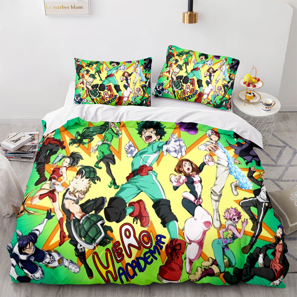My Hero Academia Bedding Set Cosplay Quilt Cover