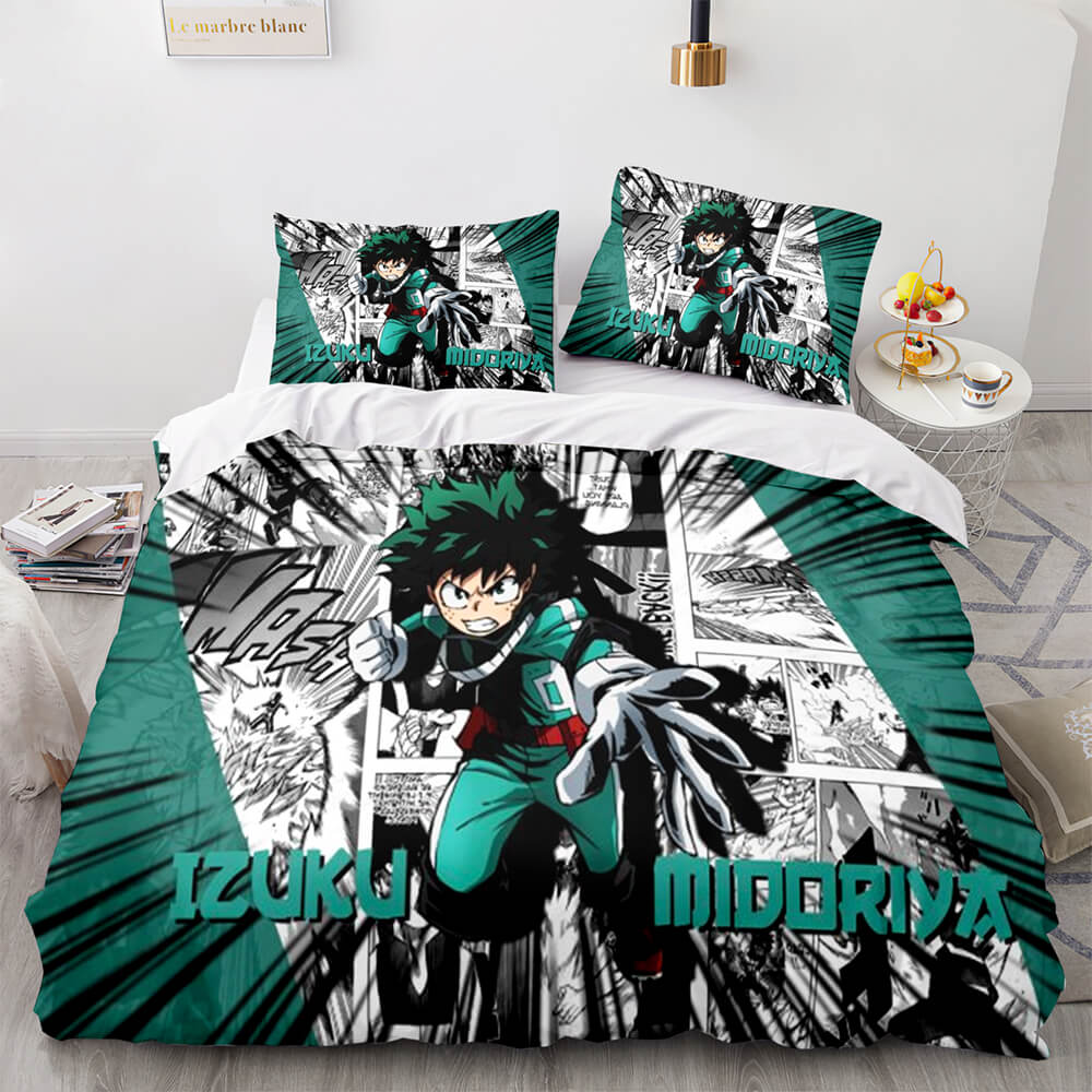 My Hero Academia Bedding Set Cosplay Quilt Cover