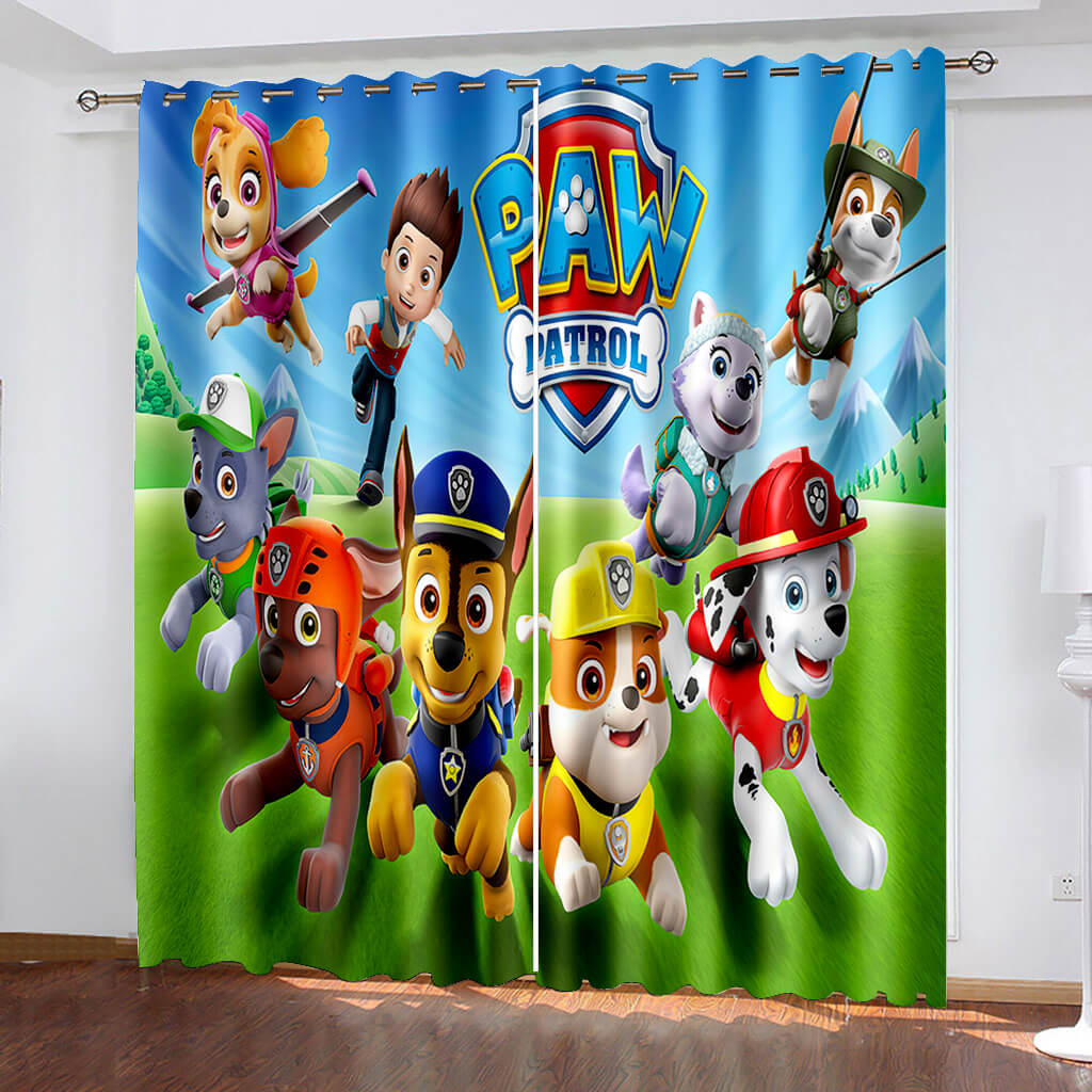 PAW Patrol Curtains Pattern Blackout Window Drapes