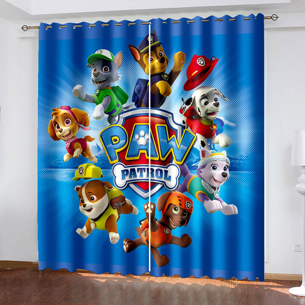 PAW Patrol Curtains Pattern Blackout Window Drapes