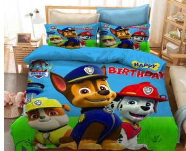 PAW Patrol Saison 1 Cosplay Ensemble de literie Quilt Housse de couette Ensembles de lit