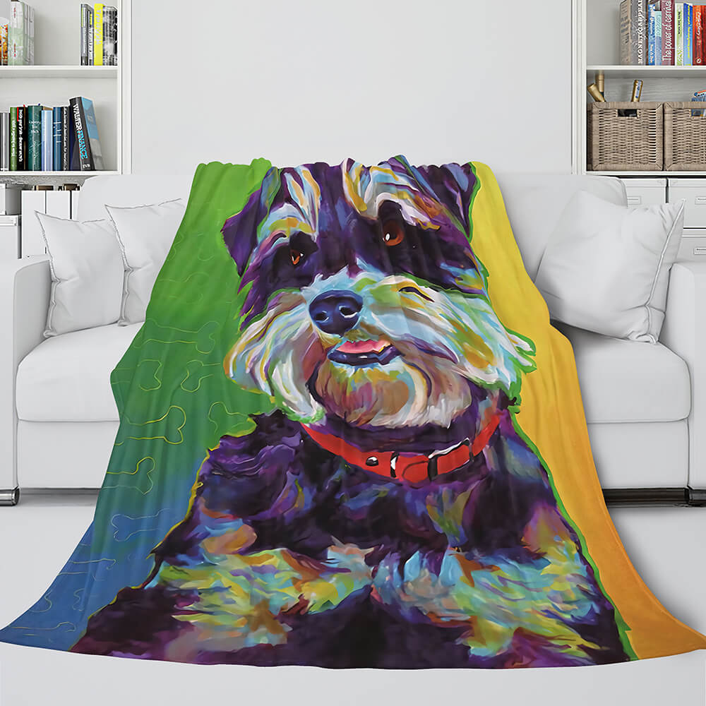 Couverture polaire en flanelle pour chiots pour animaux de compagnie Dunelm Literie Couverture de couette