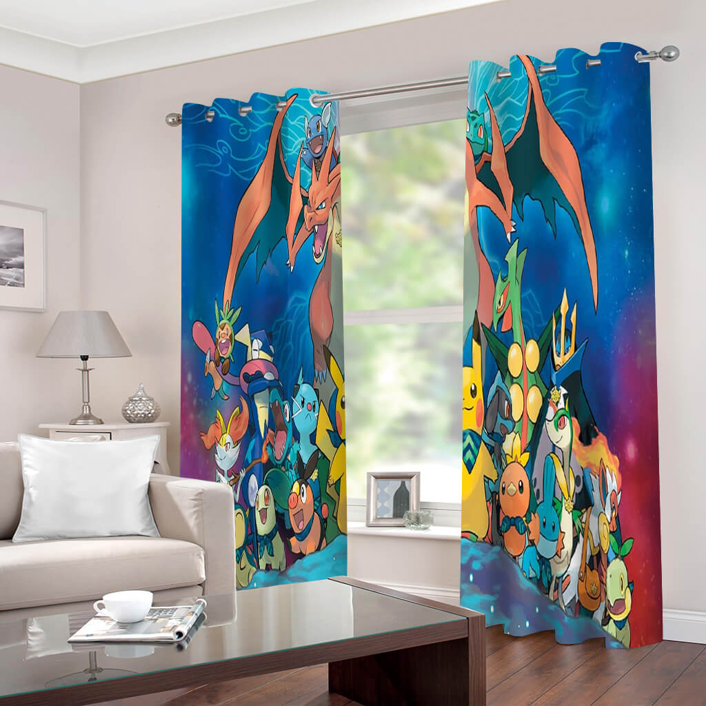 Pokémon Pikachu Curtains