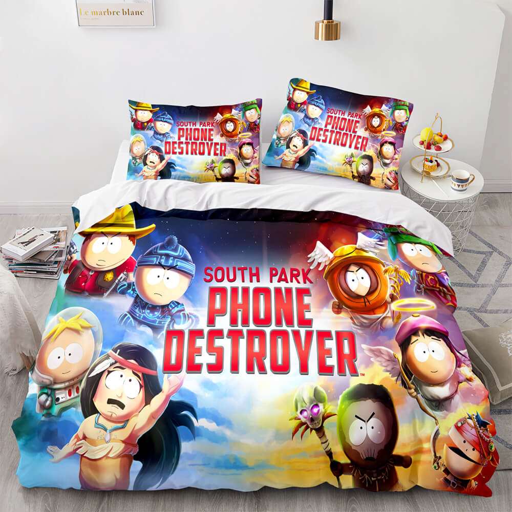 Ensemble de literie South Park Phone Destroyer avec housse de couette et housse de couette