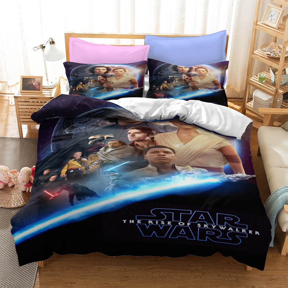 Star Wars Skywalker Cosplay UK Ensemble de literie Housse de couette Ensembles de draps