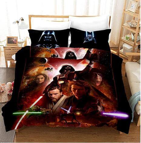 Star Wars Skywalker Cosplay UK Ensemble de literie Housse de couette Ensembles de draps
