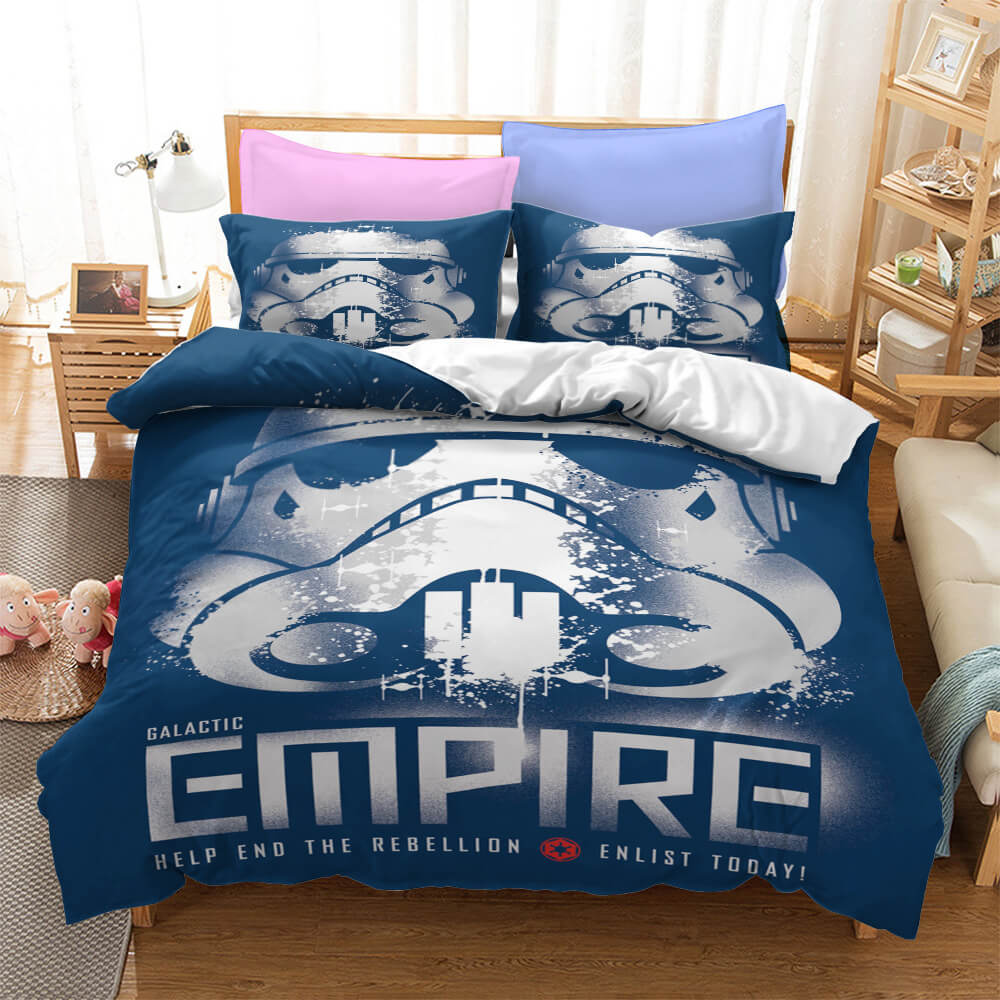 Star Wars Skywalker Cosplay UK Ensemble de literie Housse de couette Ensembles de draps