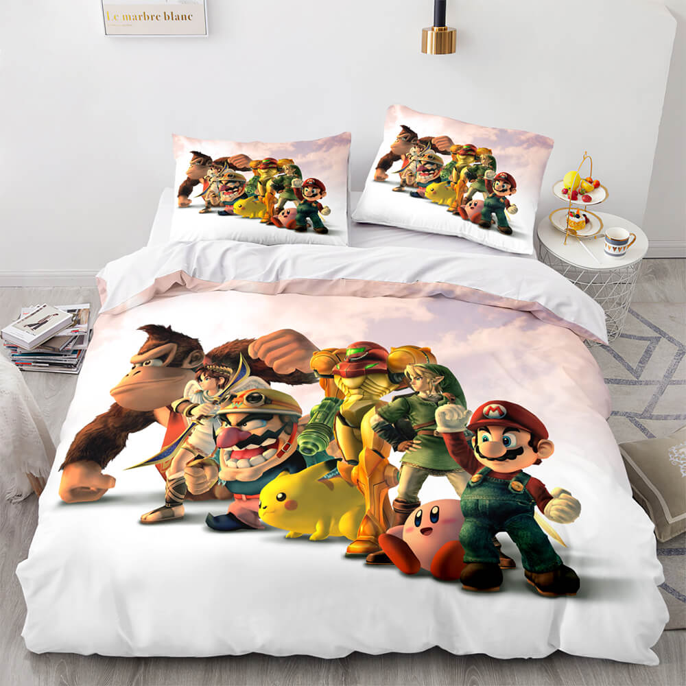 Super Mario Cosplay ensemble de literie couette housses de couette ensembles de draps