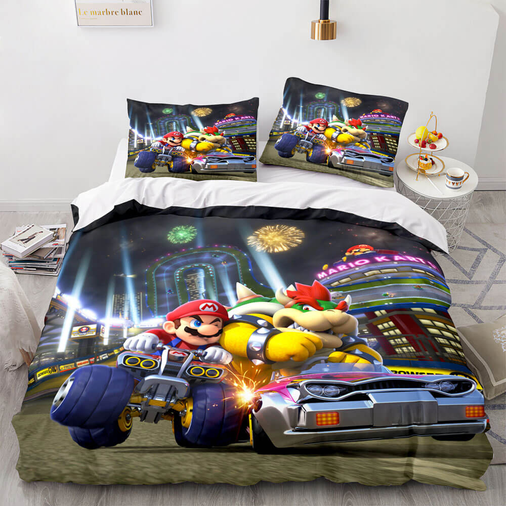 Super Mario Cosplay ensemble de literie couette housses de couette ensembles de draps