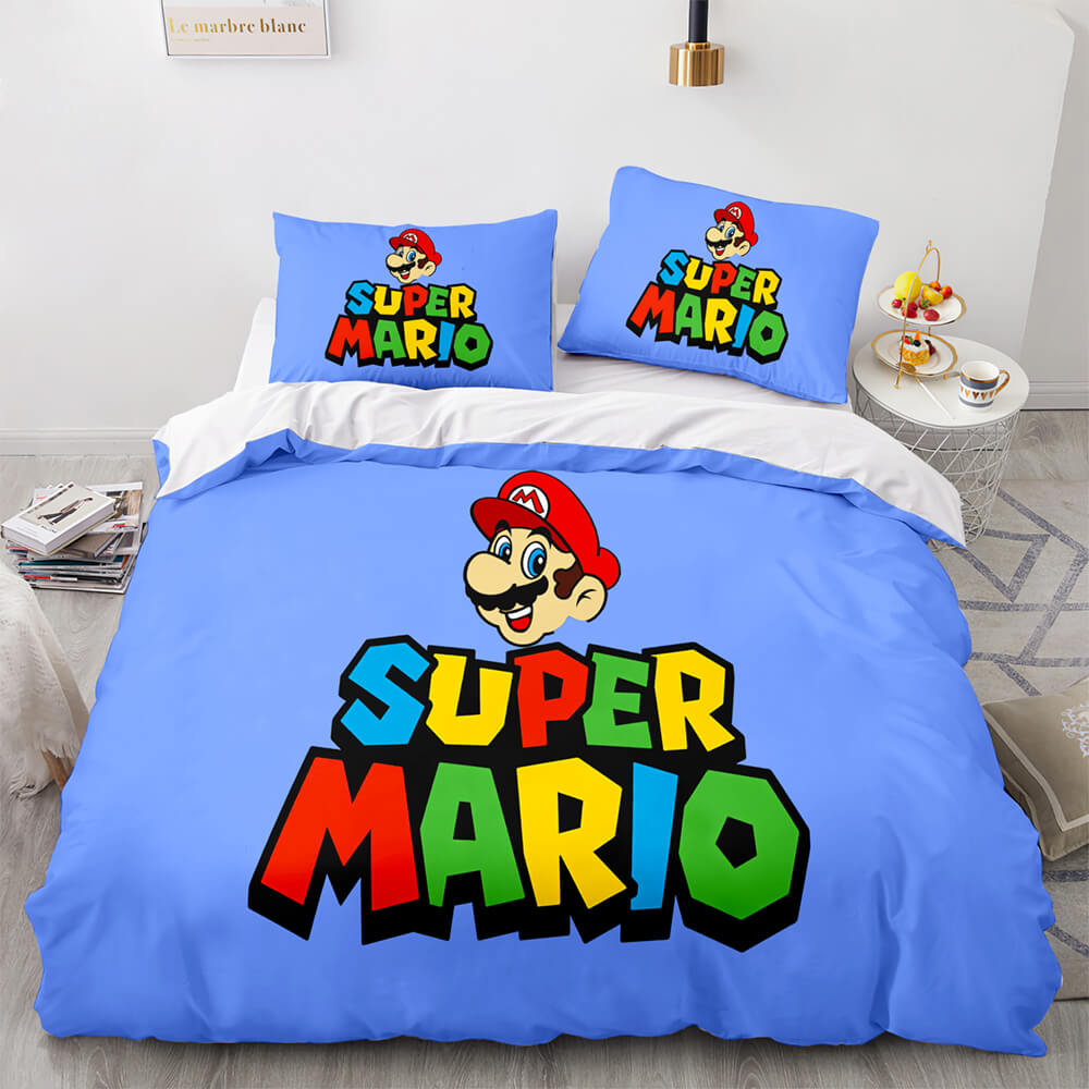 Super Mario Cosplay ensemble de literie couette housses de couette ensembles de draps
