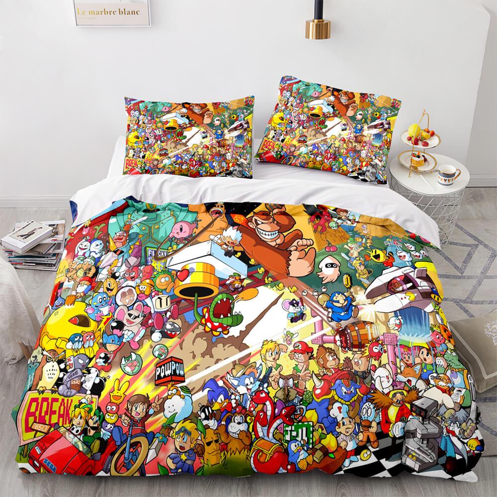 Ensemble de literie Super Mario Housse de couette Ensembles de lit