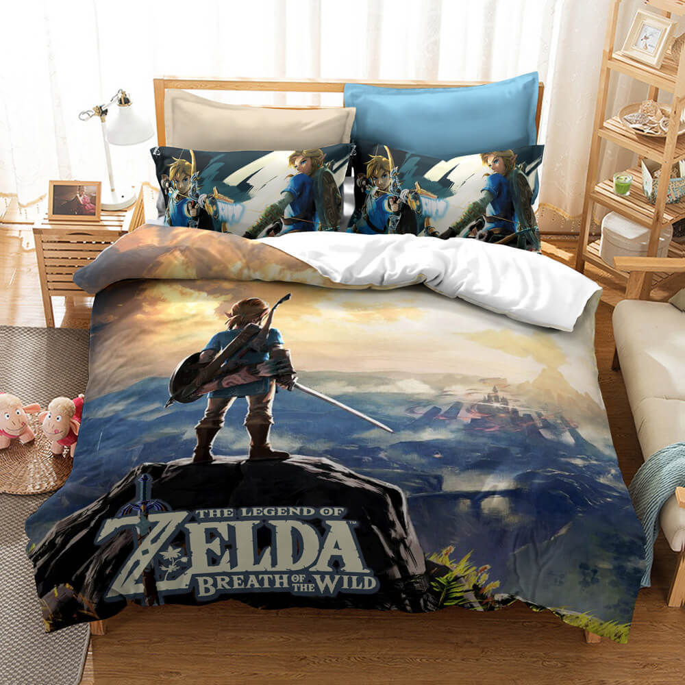 The Legend of Zelda Cosplay UK ensemble de literie housse de couette ensembles de draps de lit