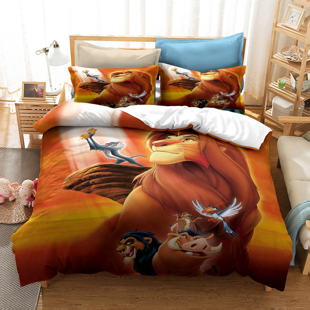 Le Roi Lion Cosplay UK ensemble de literie couette housse de couette ensembles de draps de lit
