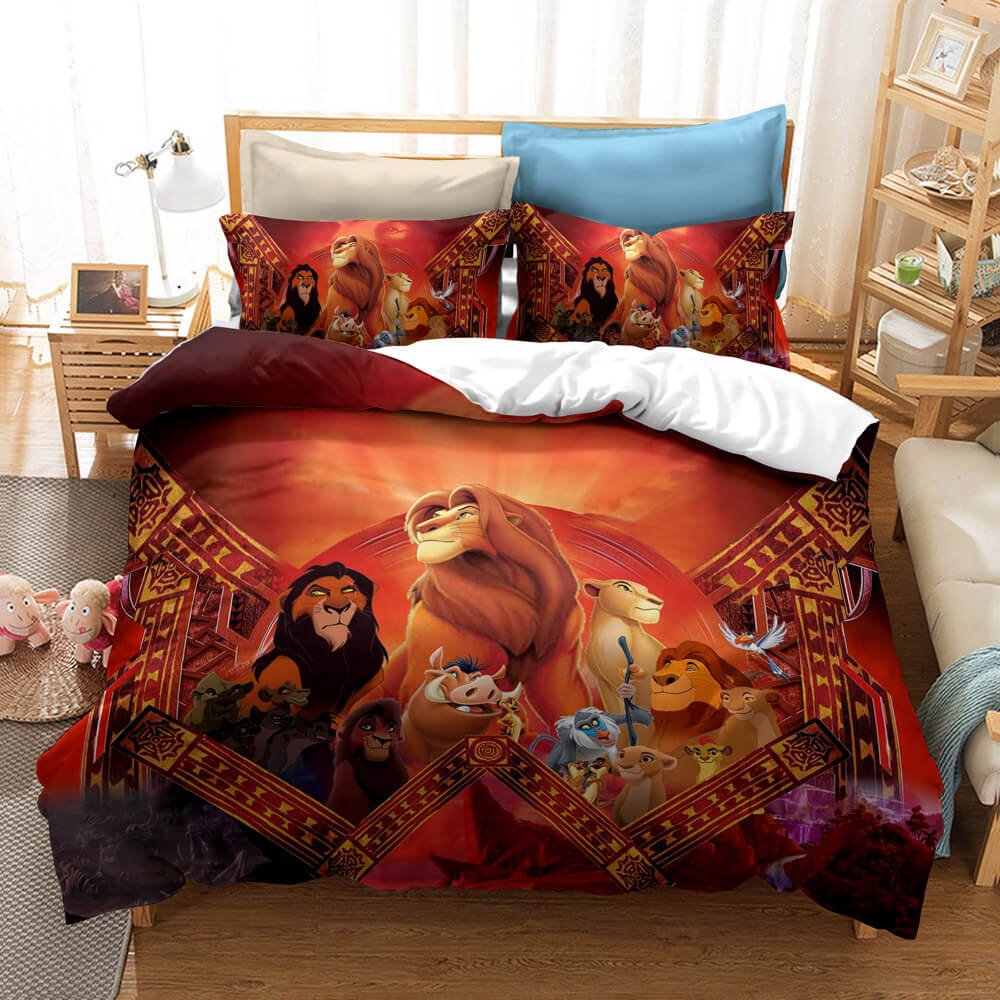 Le Roi Lion Cosplay UK ensemble de literie couette housse de couette ensembles de draps de lit