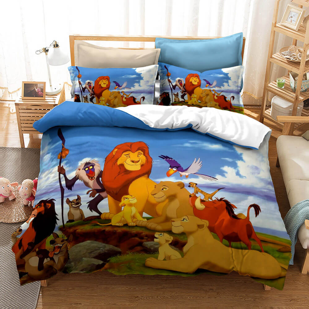 Le Roi Lion Cosplay UK ensemble de literie couette housse de couette ensembles de draps de lit