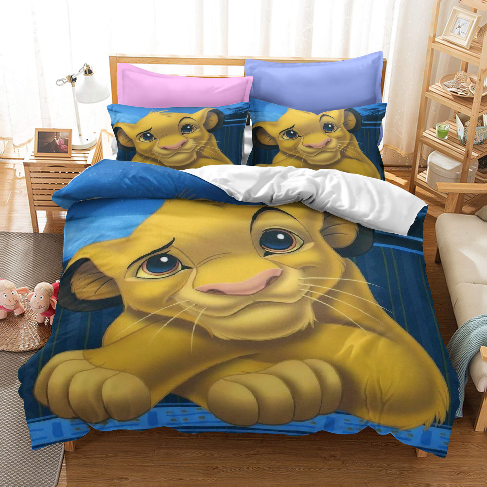 Le Roi Lion Cosplay UK ensemble de literie couette housse de couette ensembles de draps de lit