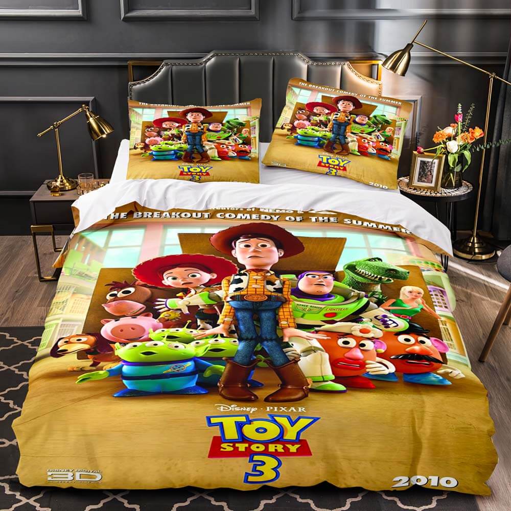 Toy Story Literie Cosplay Couette Housses de Couette Décoration Lit