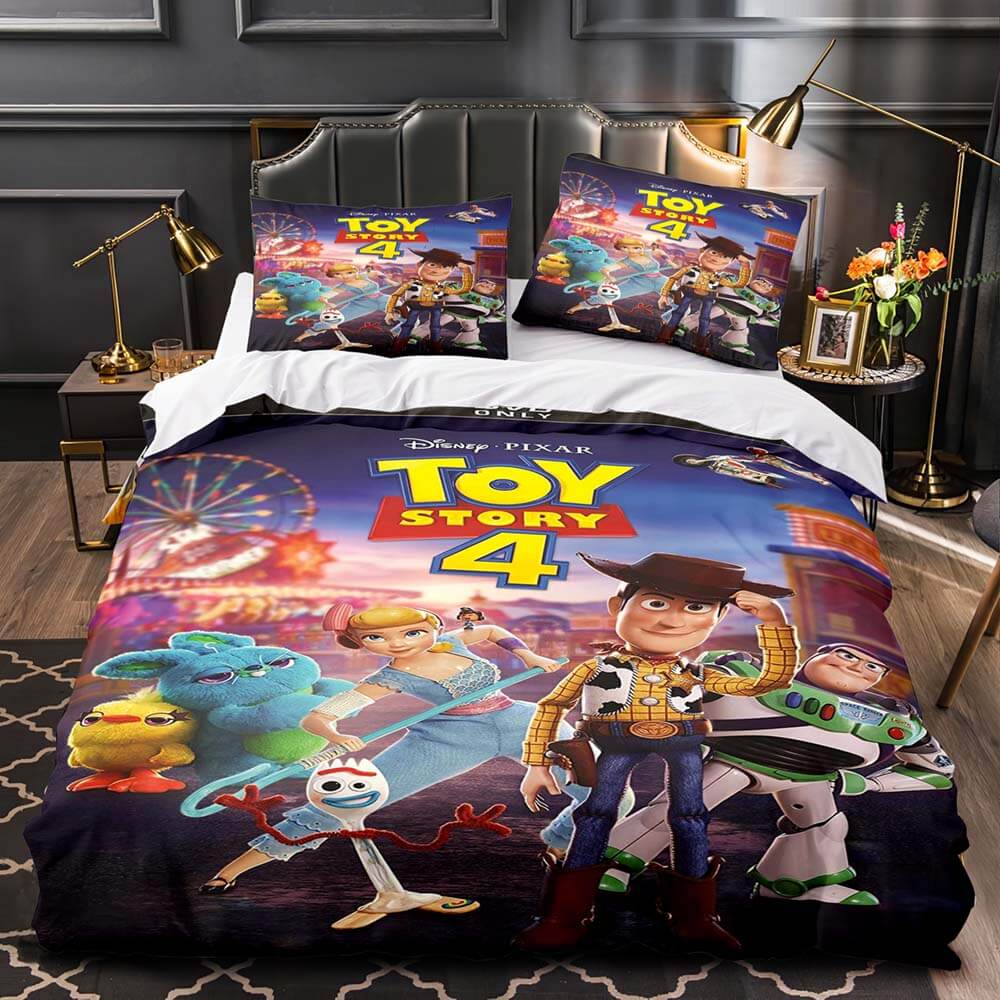 Toy Story Literie Cosplay Couette Housses de Couette Décoration Lit
