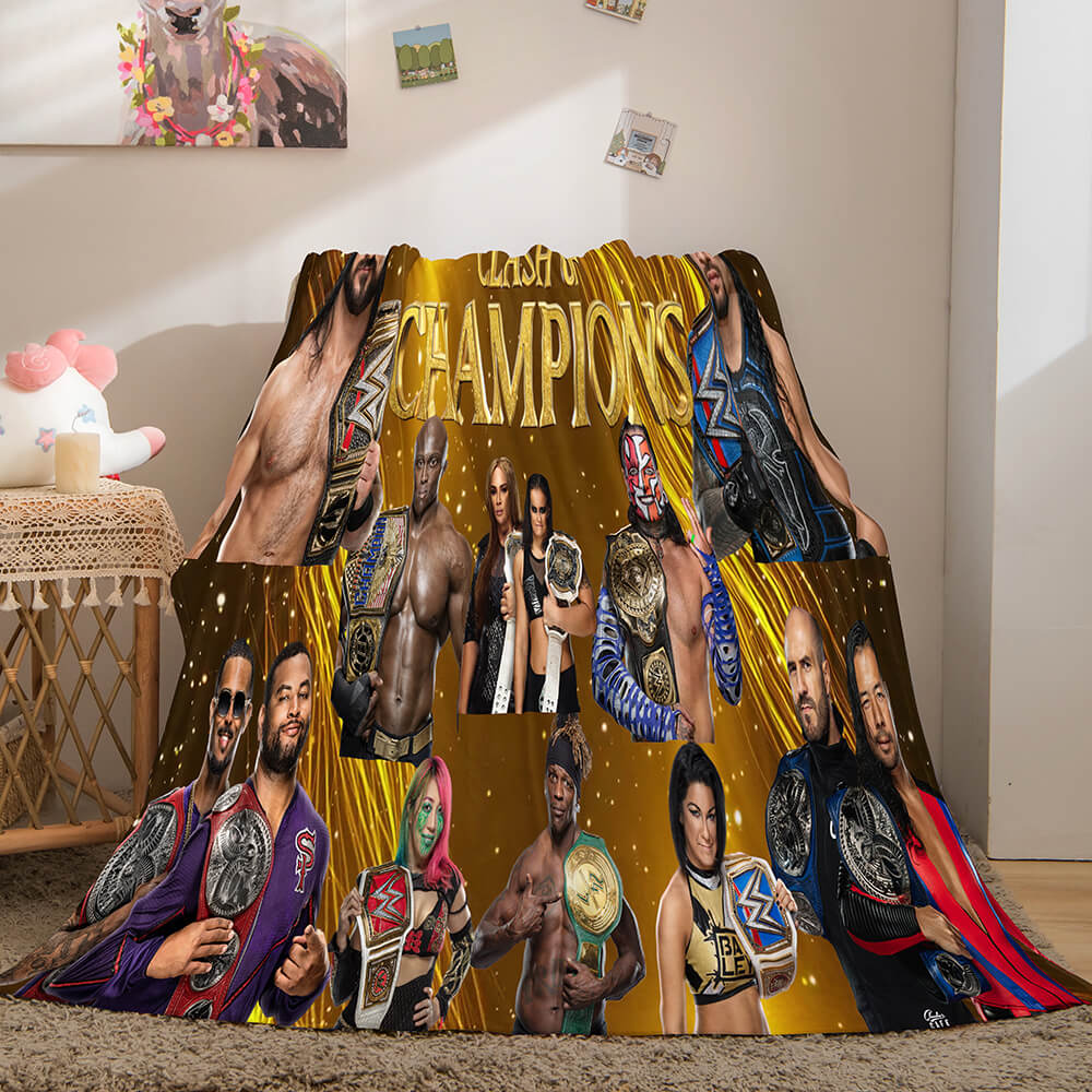 Couverture WWE RAW World Wrestling Entertainment Couvertures en molleton de flanelle