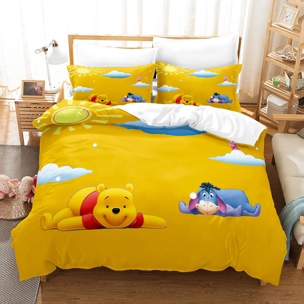 Winnie the pooh UK Bedding Set Quilt Cover Without Filler