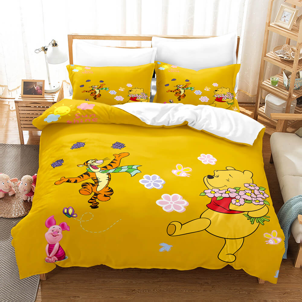 Winnie the pooh UK Bedding Set Quilt Cover Without Filler