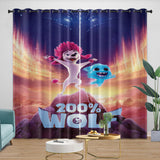 Load image into Gallery viewer, 200% Wolf Curtains Blackout Window Drapes Room Decoration