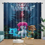 Load image into Gallery viewer, 200% Wolf Curtains Blackout Window Drapes Room Decoration