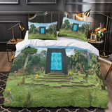 Load image into Gallery viewer, A Minecraft Movie Bedding Set Quilt Duvet Cover Without Filler