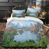 Load image into Gallery viewer, A Minecraft Movie Bedding Set Quilt Duvet Cover Without Filler