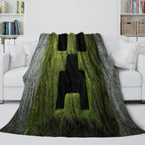 Charger l&#39;image dans la visionneuse de la galerie, A Minecraft Movie Blanket Flannel Throw Room Decoration