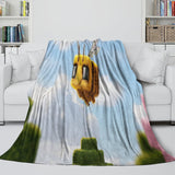 Charger l&#39;image dans la visionneuse de la galerie, A Minecraft Movie Blanket Flannel Throw Room Decoration
