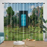 Load image into Gallery viewer, A Minecraft Movie Curtains Blackout Window Drapes Room Decoration