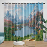 Load image into Gallery viewer, A Minecraft Movie Curtains Blackout Window Drapes Room Decoration