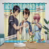 Load image into Gallery viewer, Ace of Diamond Curtains Blackout Window Drapes Room Decoration