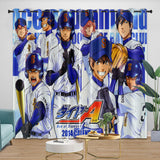 Load image into Gallery viewer, Ace of Diamond Curtains Blackout Window Drapes Room Decoration