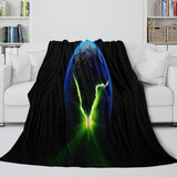 Charger l&#39;image dans la visionneuse de la galerie, Alien Earth Blanket Pattern Flannel Throw Room Decoration