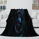 Charger l&#39;image dans la visionneuse de la galerie, Alien Earth Blanket Pattern Flannel Throw Room Decoration